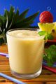Grüntee Ananas Shake Gesundheits Drink mit Daily BioBasics